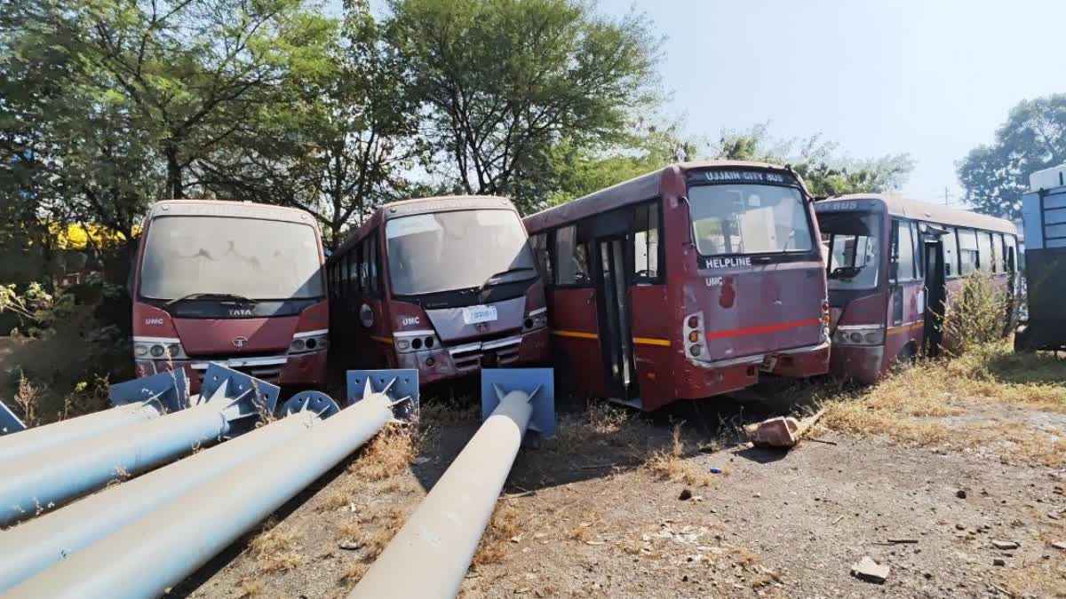 Ujjain city buses become junk