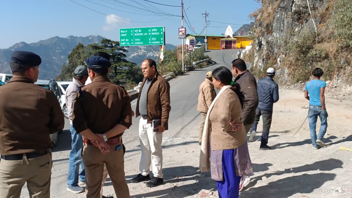 Mussoorie Parking Construction