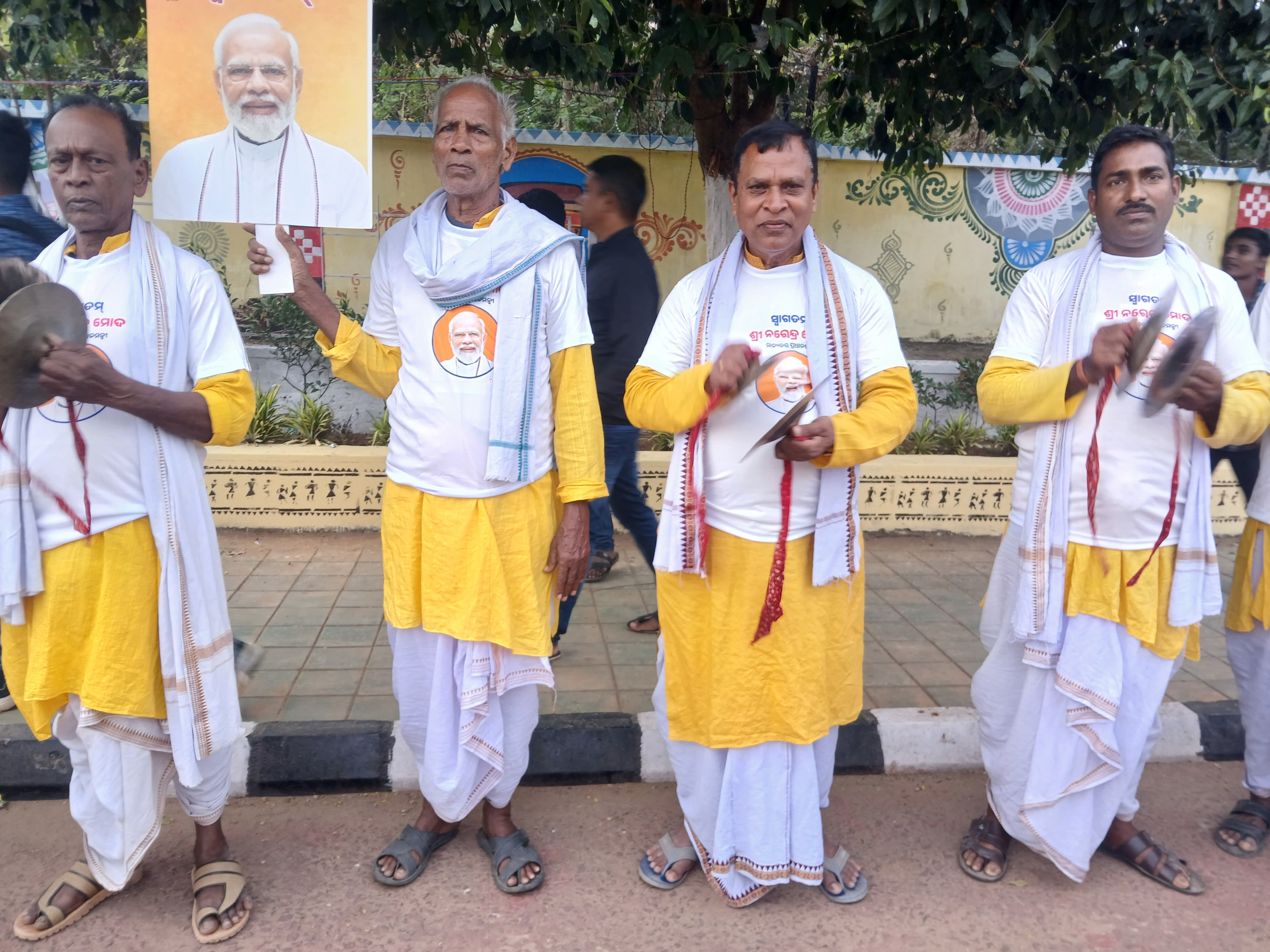 PM MODI ARRIVES AT BHUBANESWAR