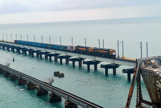 PAMBAN BRIDGE  INDIAN RAILWAY  RAMESHWARAM PAMBAN NEW BRIDGE  പാമ്പൻ പാലം