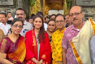 Actress Keerthy Suresh Visits Tirumala Temple