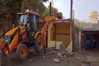 BULLDOZER RUN ILLEGAL DHARAMSHALA