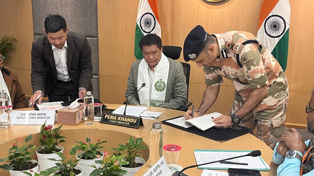 AP govt MoU with ITBP