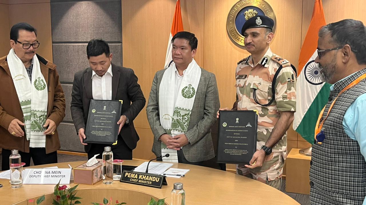 AP govt MoU with ITBP