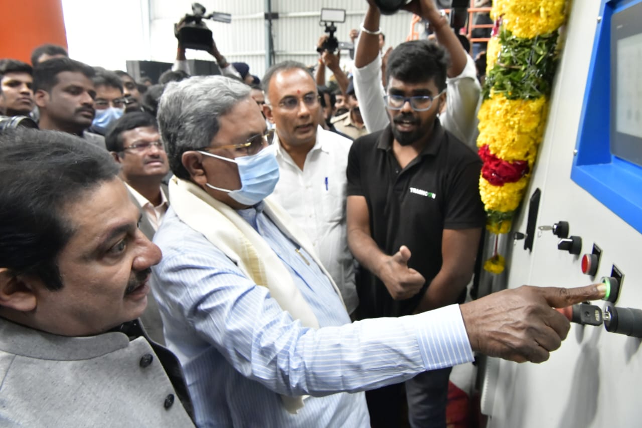 CM Siddaramaiah inaugurates second-stage solid waste transfer and automated sorting units