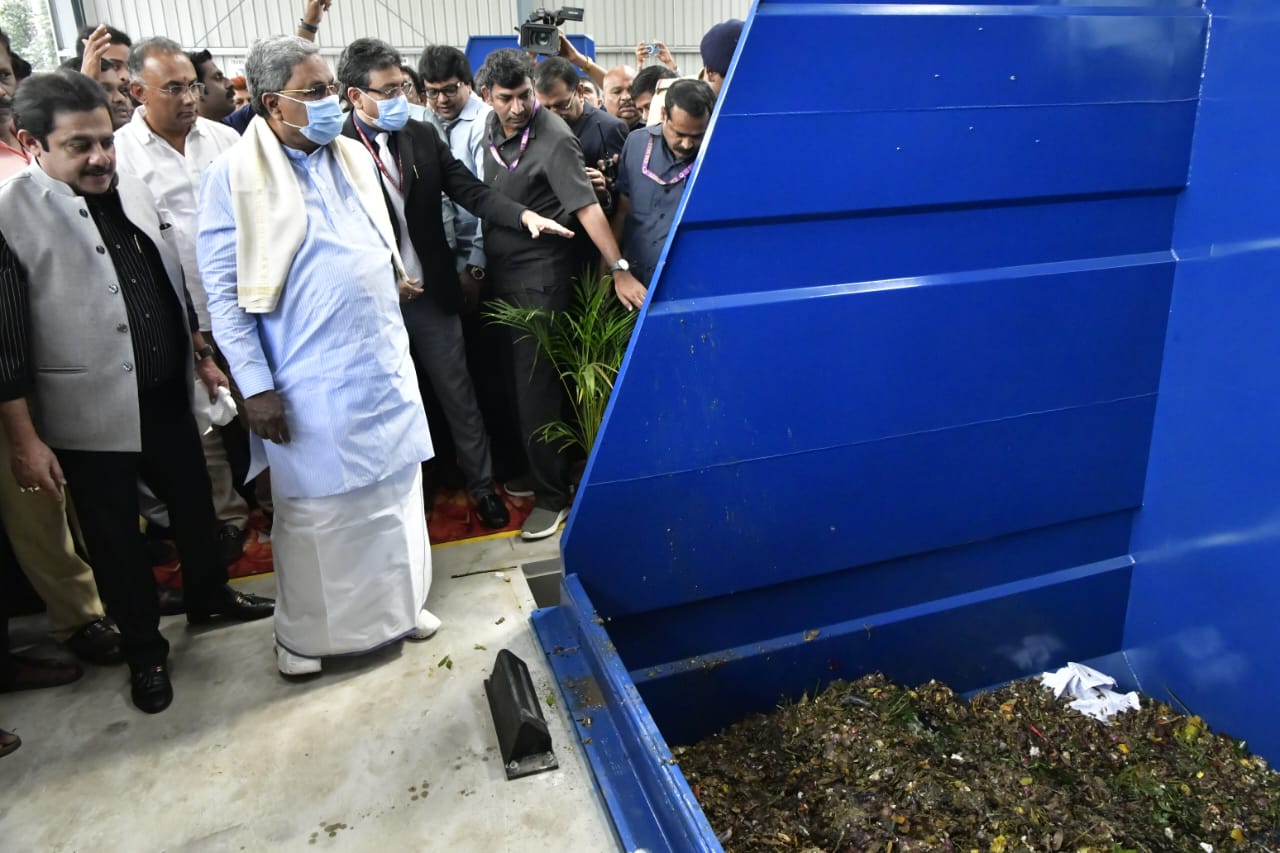 CM Siddaramaiah inaugurates second-stage solid waste transfer and automated sorting units