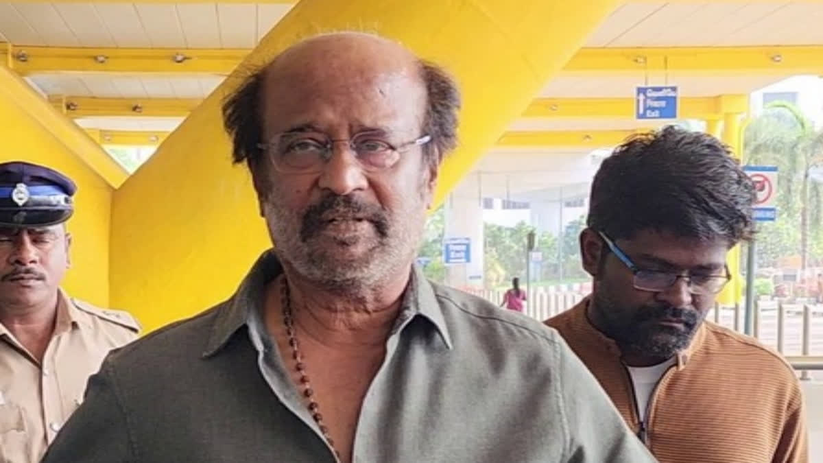 Legendary actor Rajinikanth on Friday paid last tributes to late actot-turned-politician Vijayakanth. The video is circulating on the internet. He also spoke with the media and offered condolences to late actor's wife. Vijayakanth died on Thursday after battling with Covid.