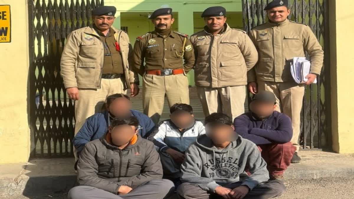 solan police arrested six chitta smugglers