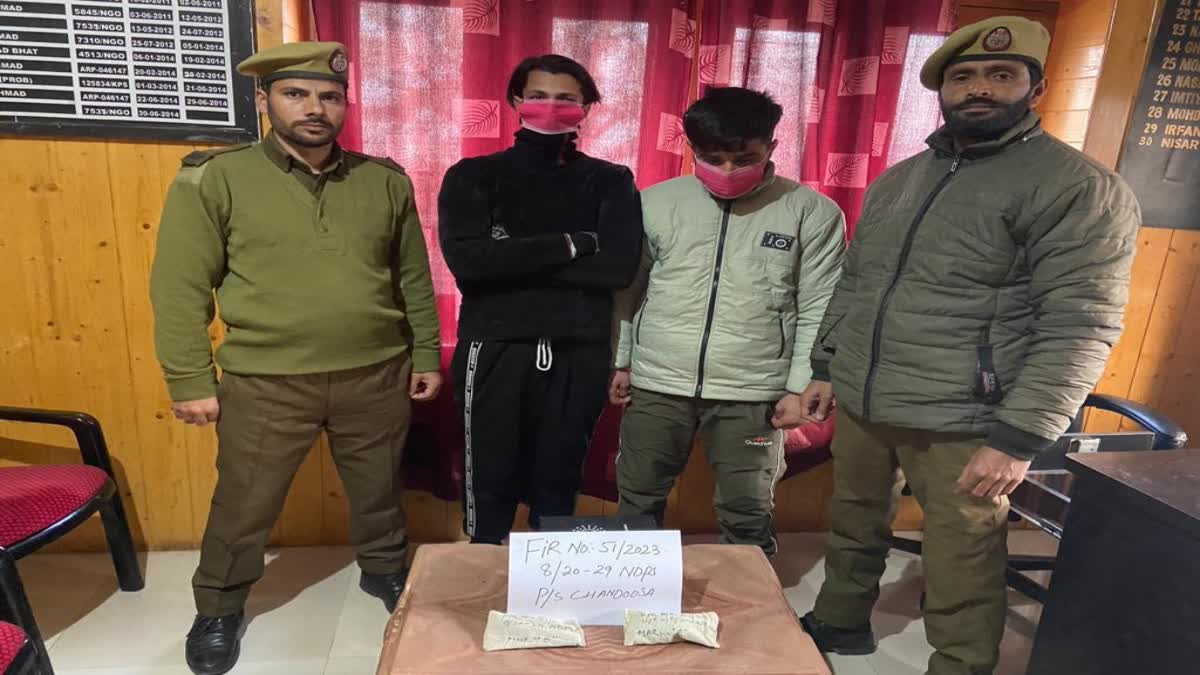 Two drug peddlers arrested in Baramulla Kashmir