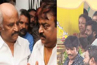 Vijayakanth death news Rajinikanth mourns Vijayakanth Death