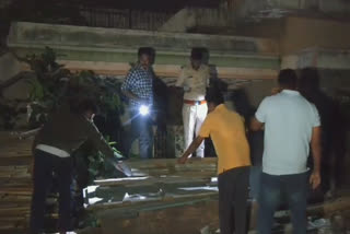 Five skeletons were found in the ruined house in Karnataka