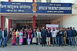 Protest in Lakhimpur