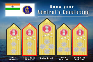 Indian Navy introduces new design of admiral epaulettes reflect Chhatrapati Shivaji Maharaj Rajmudra