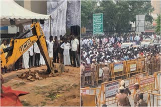 Vijayakanth funeral fans protest