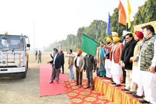 CM Bhagwant Mann flagged off machinery costing Rs 19 crore for Ludhiana Municipal Corporation