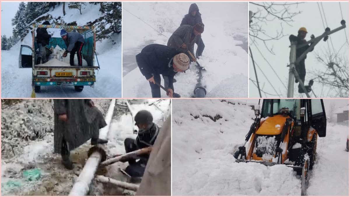 بارہمولہ میں ضروری خدمات کی بحالی کا کام جاری