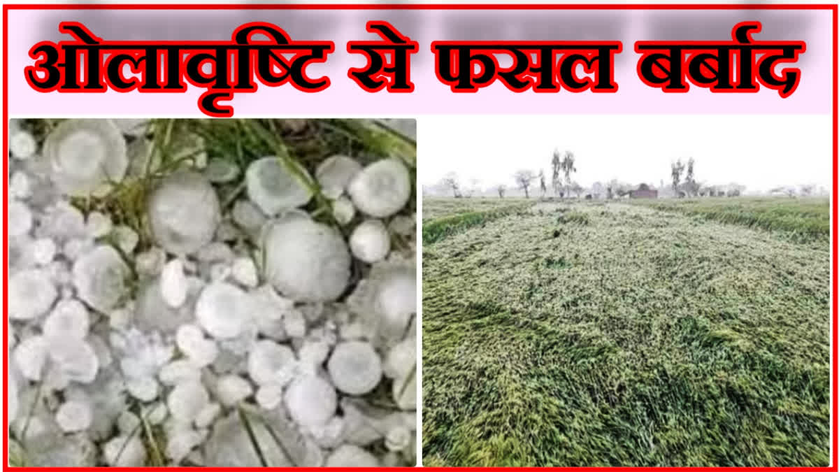 Heavy hailstorm in Haryana