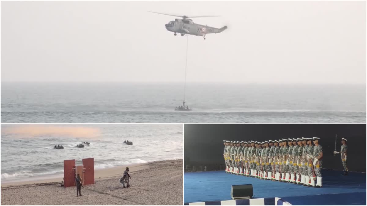 Navy Rehearsal in Visakhapatnam