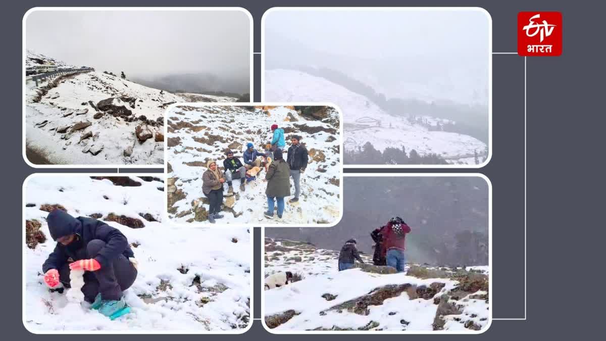 snowfall in chopta