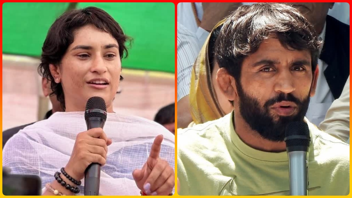 Vinesh Phogat and Bajrang Punia