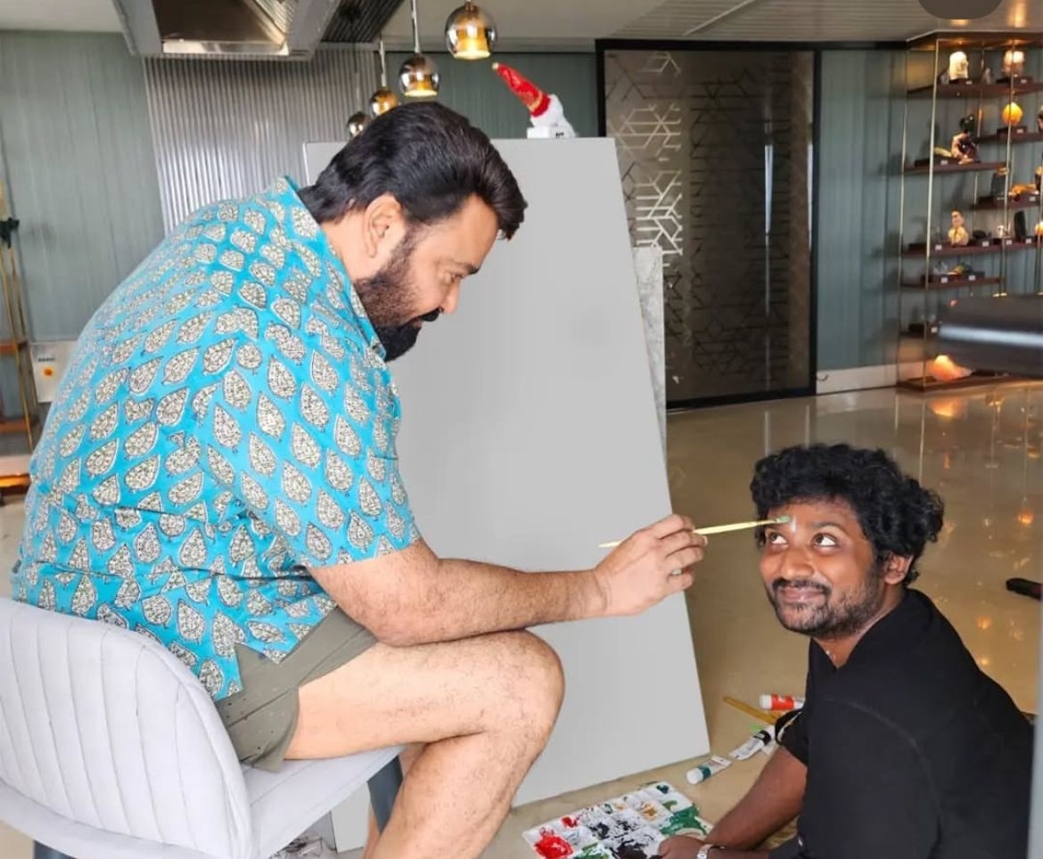 Sethu Sivanandan with Mohanlal