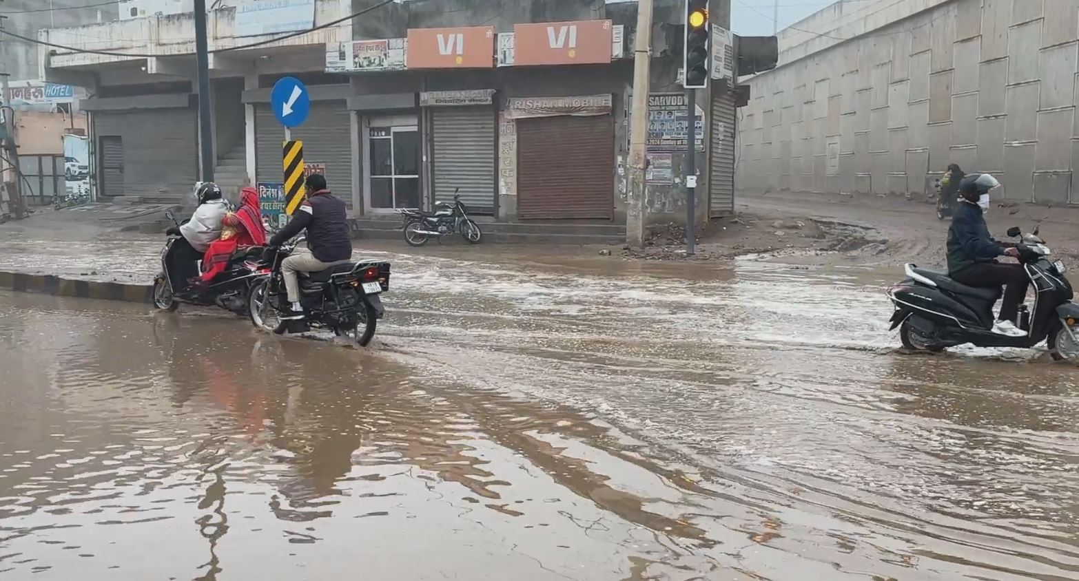 Waterlogging in Charkhi Dadri