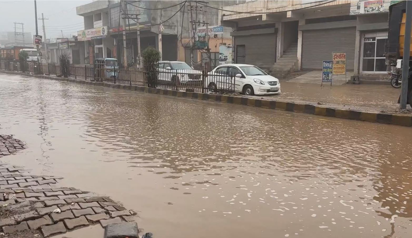 Waterlogging in Charkhi Dadri