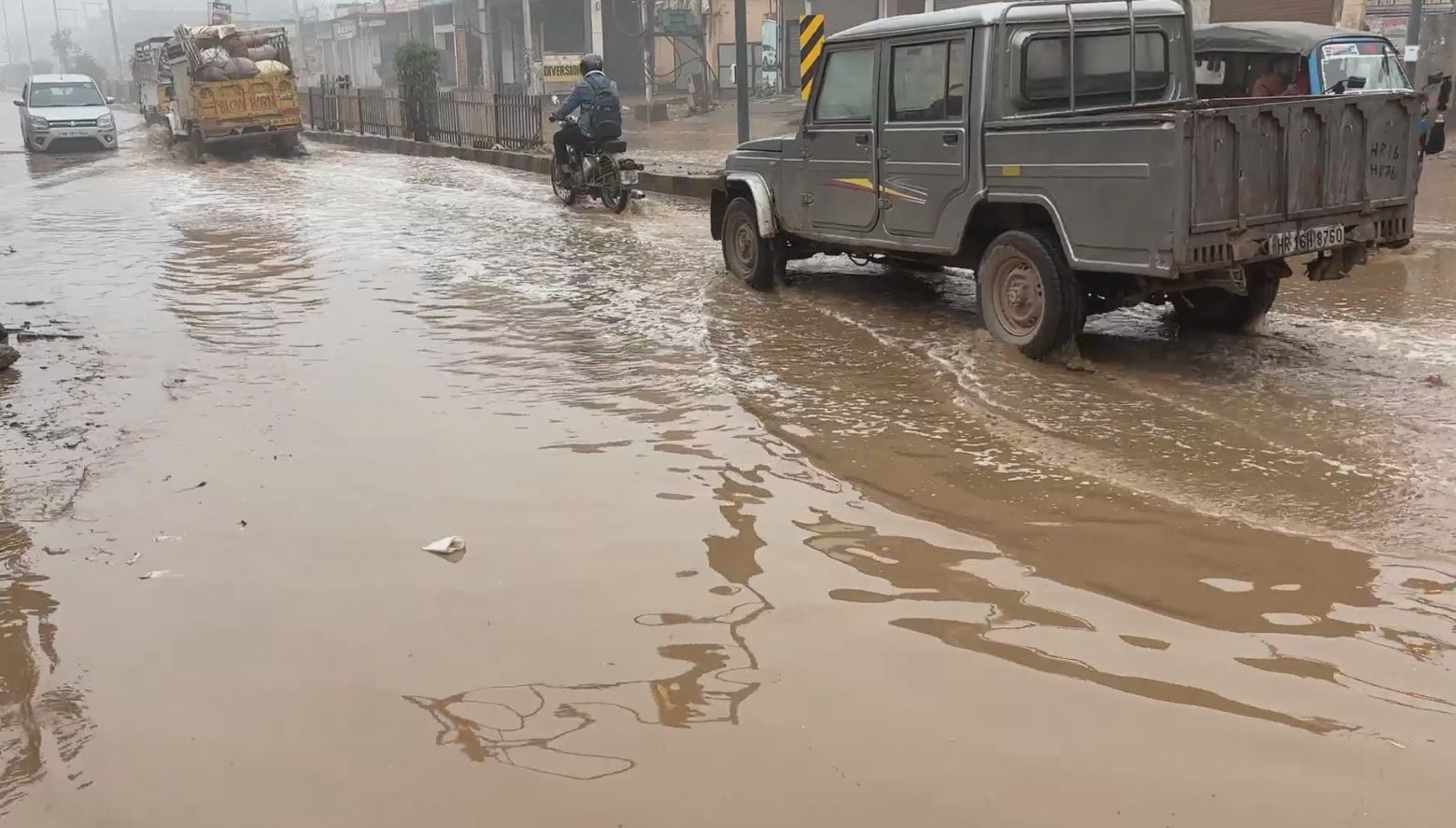 Waterlogging in Charkhi Dadri