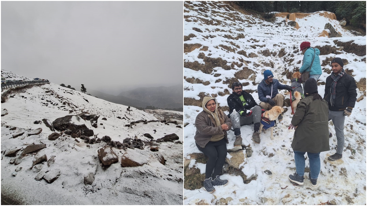 snowfall in chopta