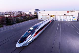 The world fastest train runs in China