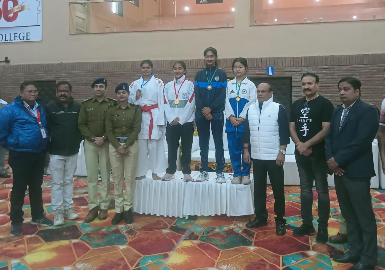 sonia won silver medal in under 19 national karate competition 2024.