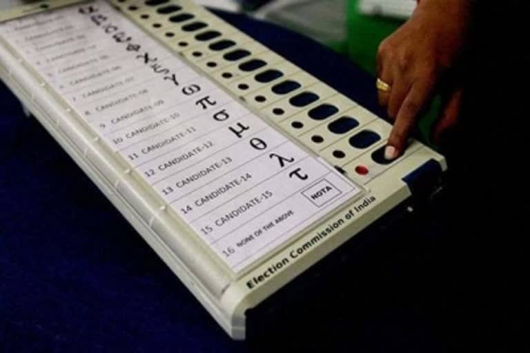 voters opted for nota  Nearly eight lakh voters opted for NOTA  five states election 2022  ನೋಟಾ ಆಯ್ಕೆ ಮಾಡಿದ ಮತದಾರರು  ನೋಟಾ ಆಯ್ಕೆ ಮಾಡಿದ ಸುಮಾರು ಎಂಟು ಲಕ್ಷ ಮತದಾರರು  ಪಂಚ ರಾಜ್ಯ ಚುನಾವಣೆ 2022