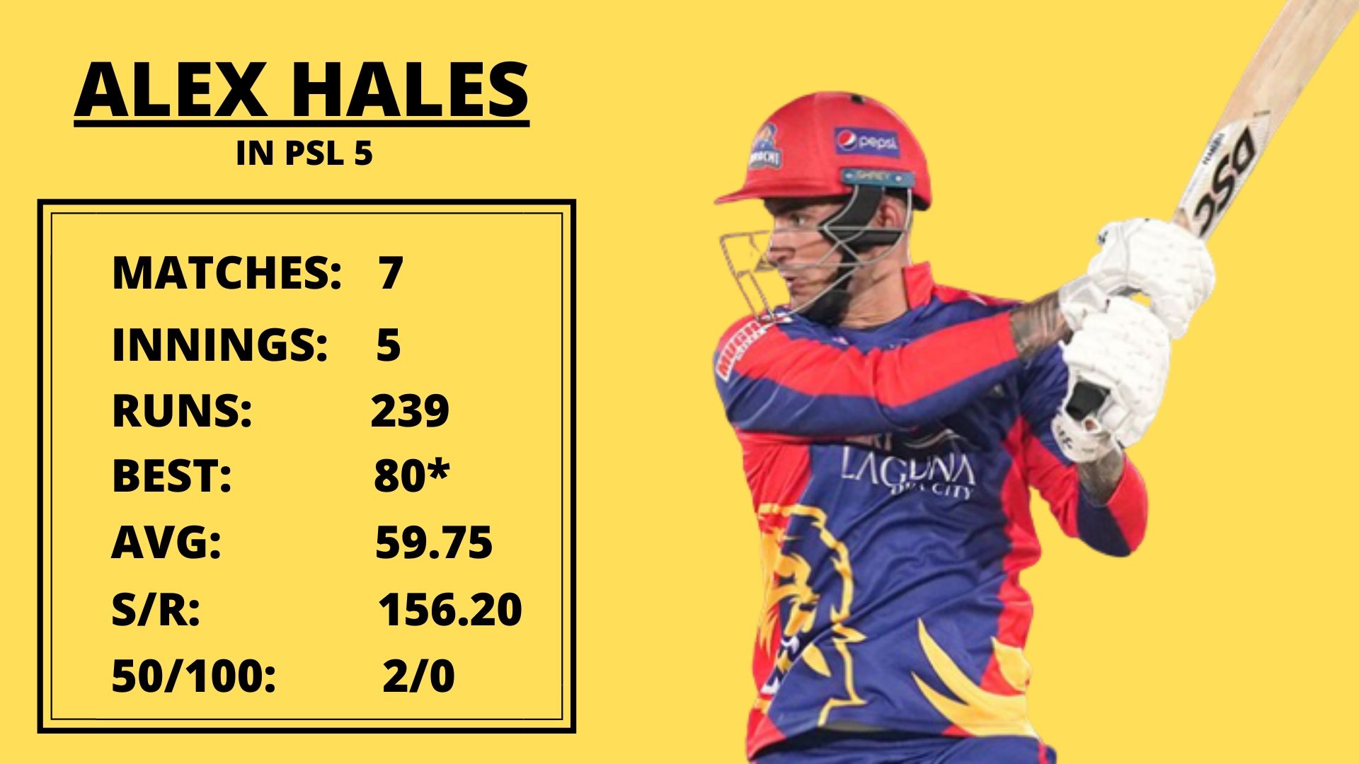 Alex Hales in PSL 5