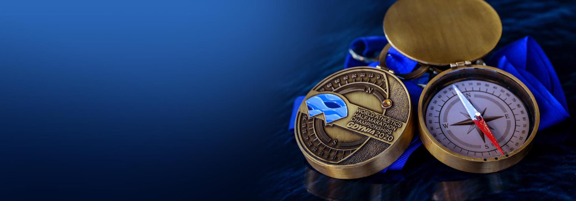 World Athletics Half Marathon Championships Gdynia 2020 medal