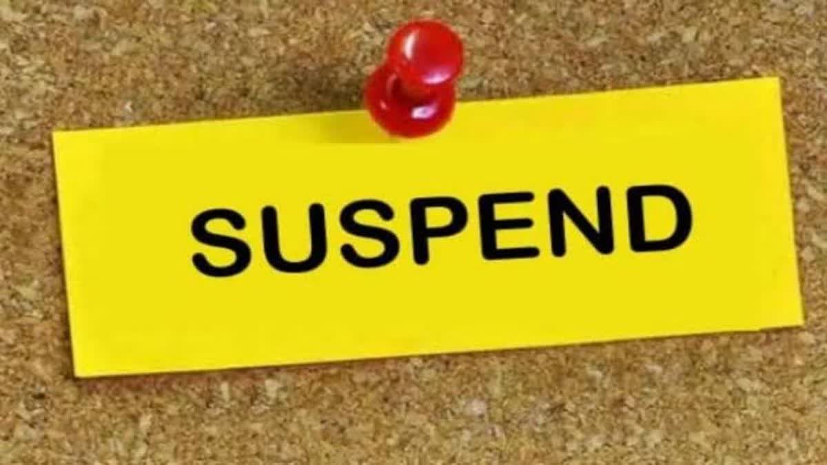 Kanker Assistant teacher suspend