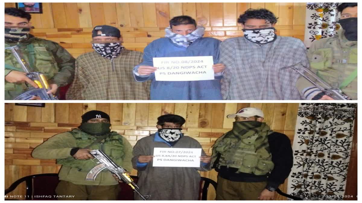 sopore-police-arrested-four-drug-peddlers