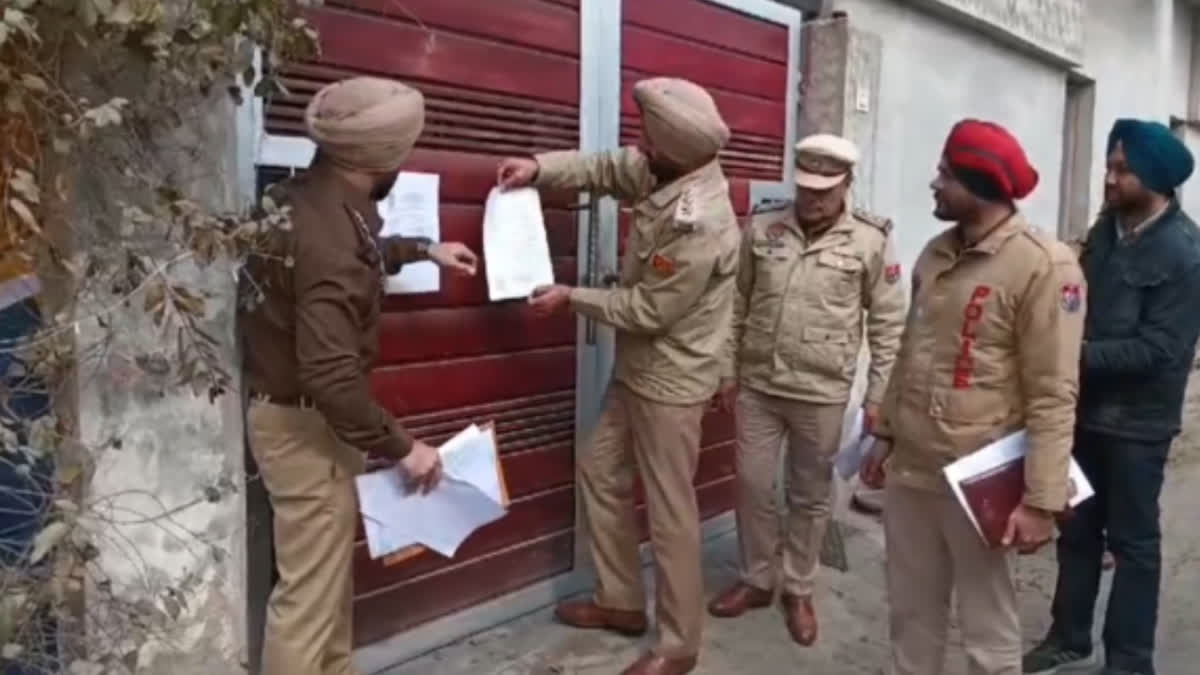 Bathinda Police has frozen property worth Rs 50 lakh of drug smugglers