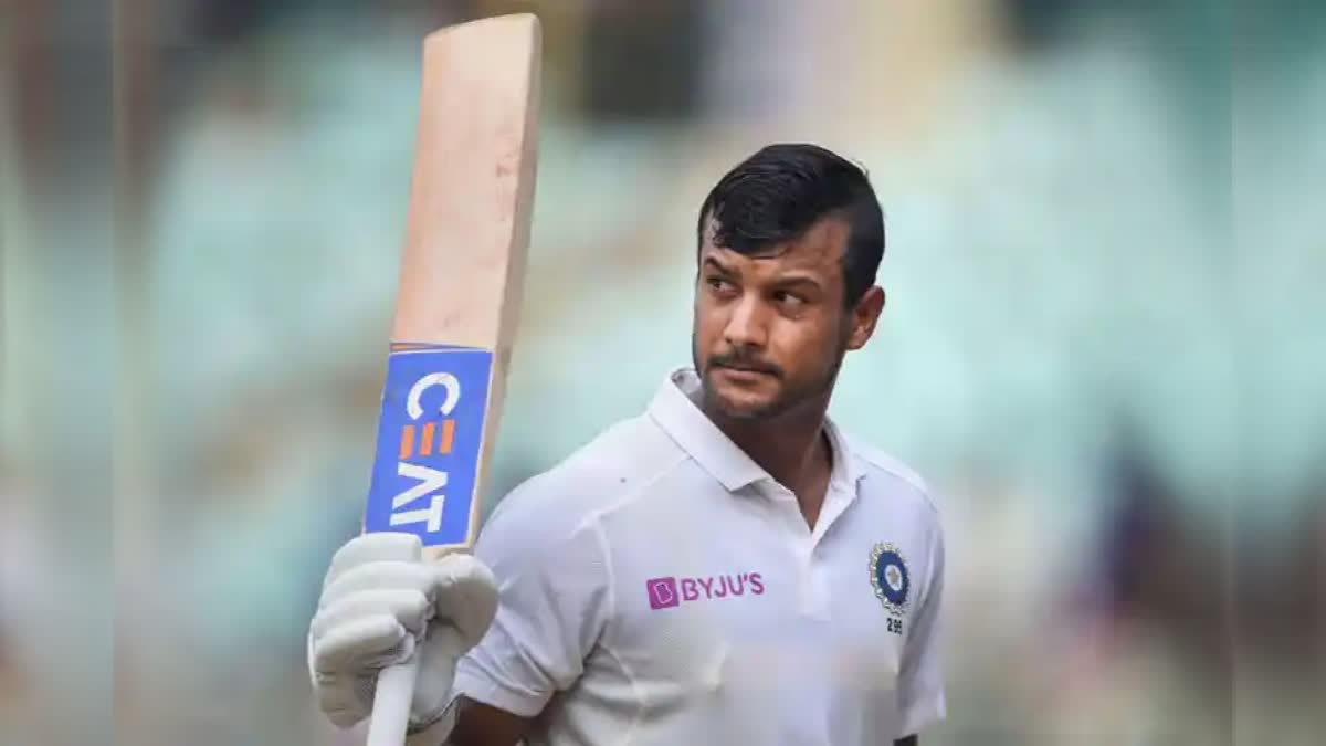 Cricketer Mayank Agarwal