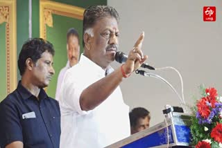 O.Panneerselvam speech