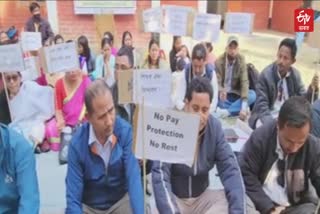 TET Teacher Protest in Jonai