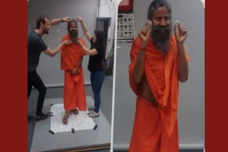 wax statue of baba ramdev