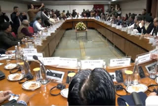 An All Party meeting was held on the eve of the Budget Session of Parliament in New Delhi (Source ANI)