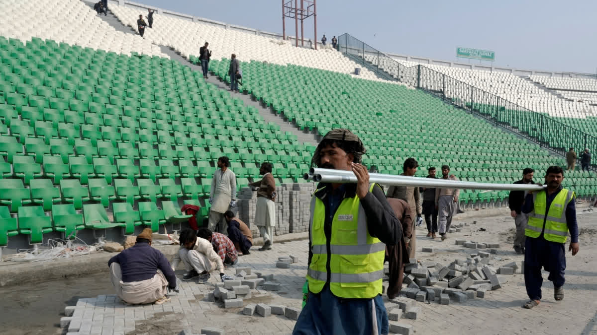 Pakistan Cricket Board shared a video of their newly renovated Gaddafi Stadium showing the renovation work at the venue ahead of the Champions Trophy 2025.