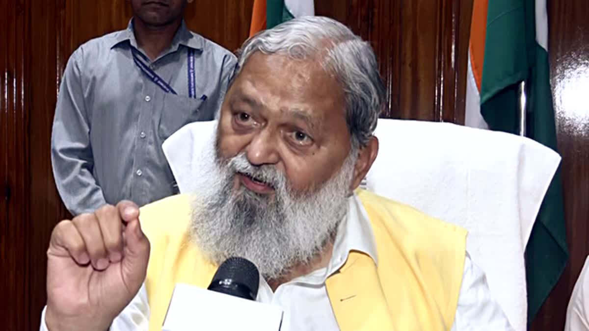 Haryana Minister Anil Vij Threatens Of Hunger Strike