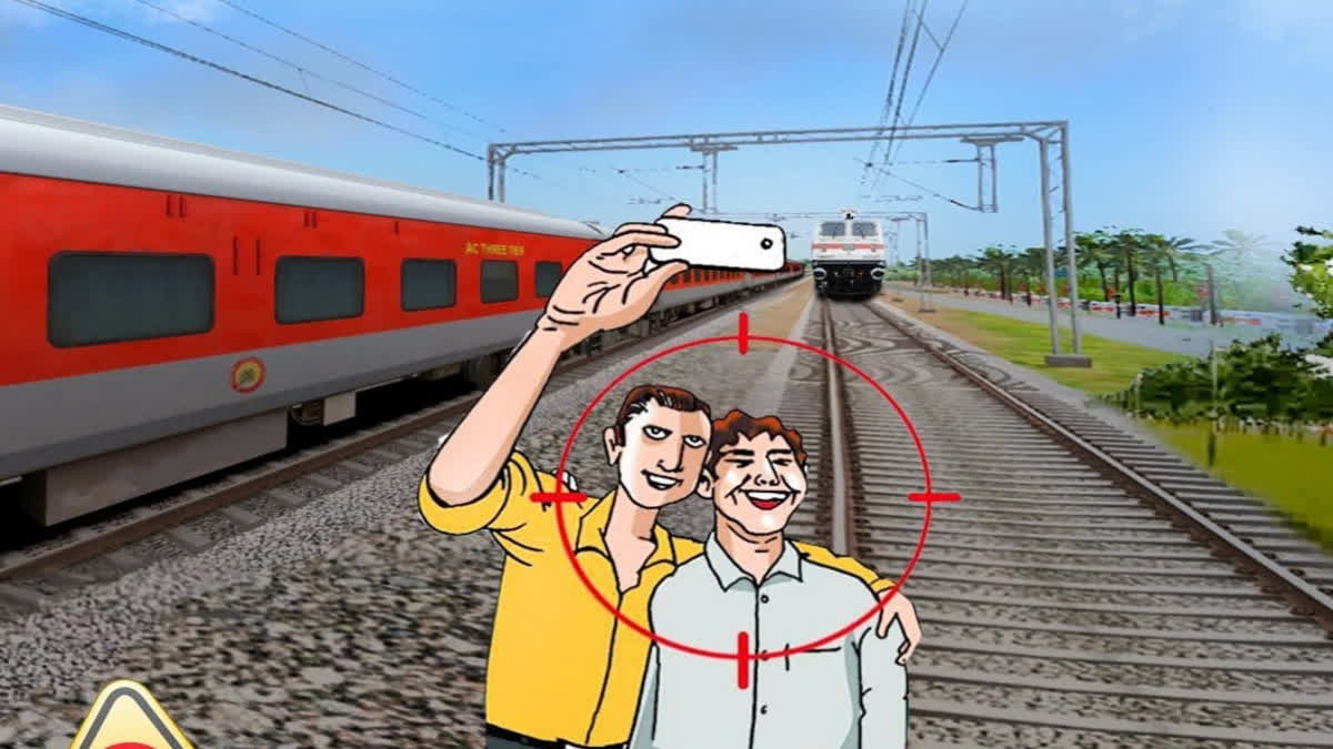 selfies near trains