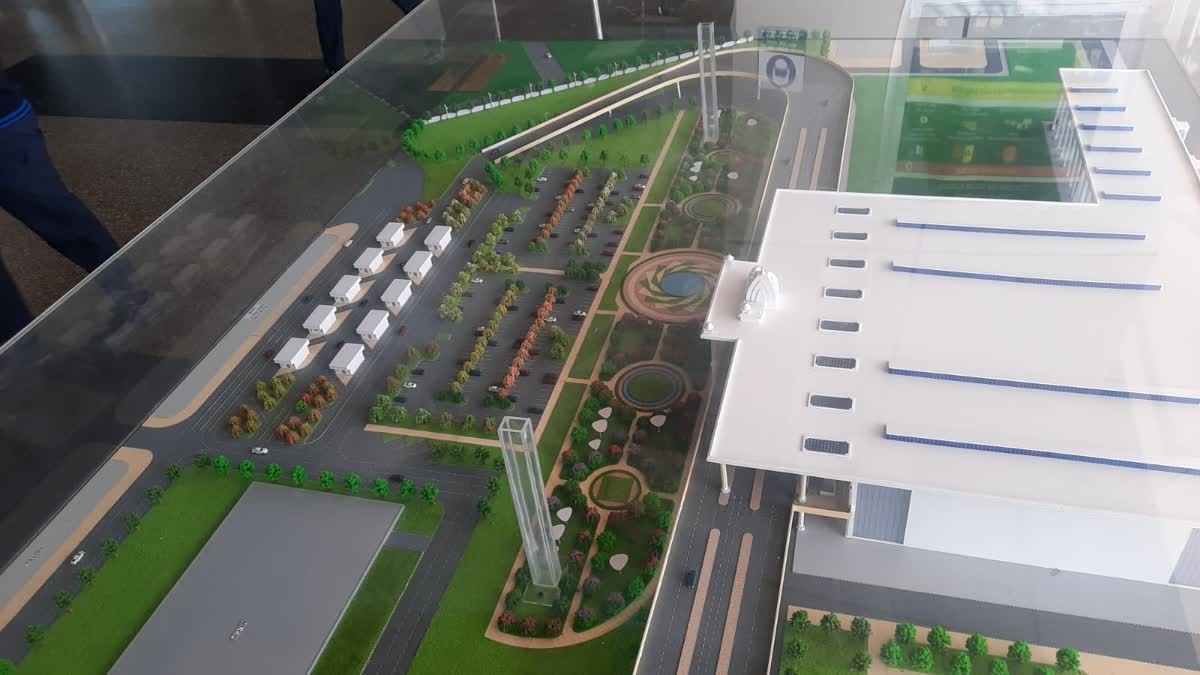 A 3-D view of the Jammu airport’s new terminal