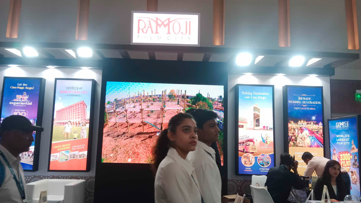 Travel Enthusiasts Throng Ramoji Film City Stall At OTM Exhibition In Mumbai