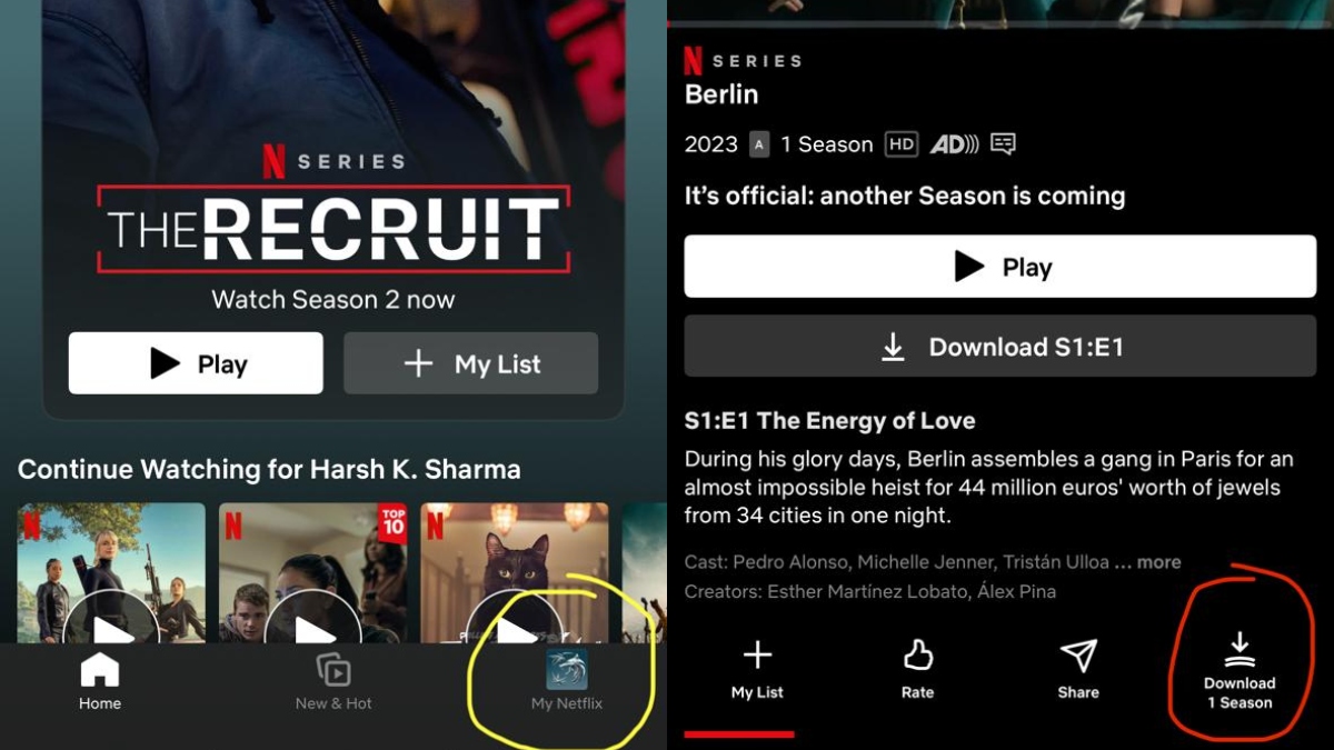 How to download full Netflix Season