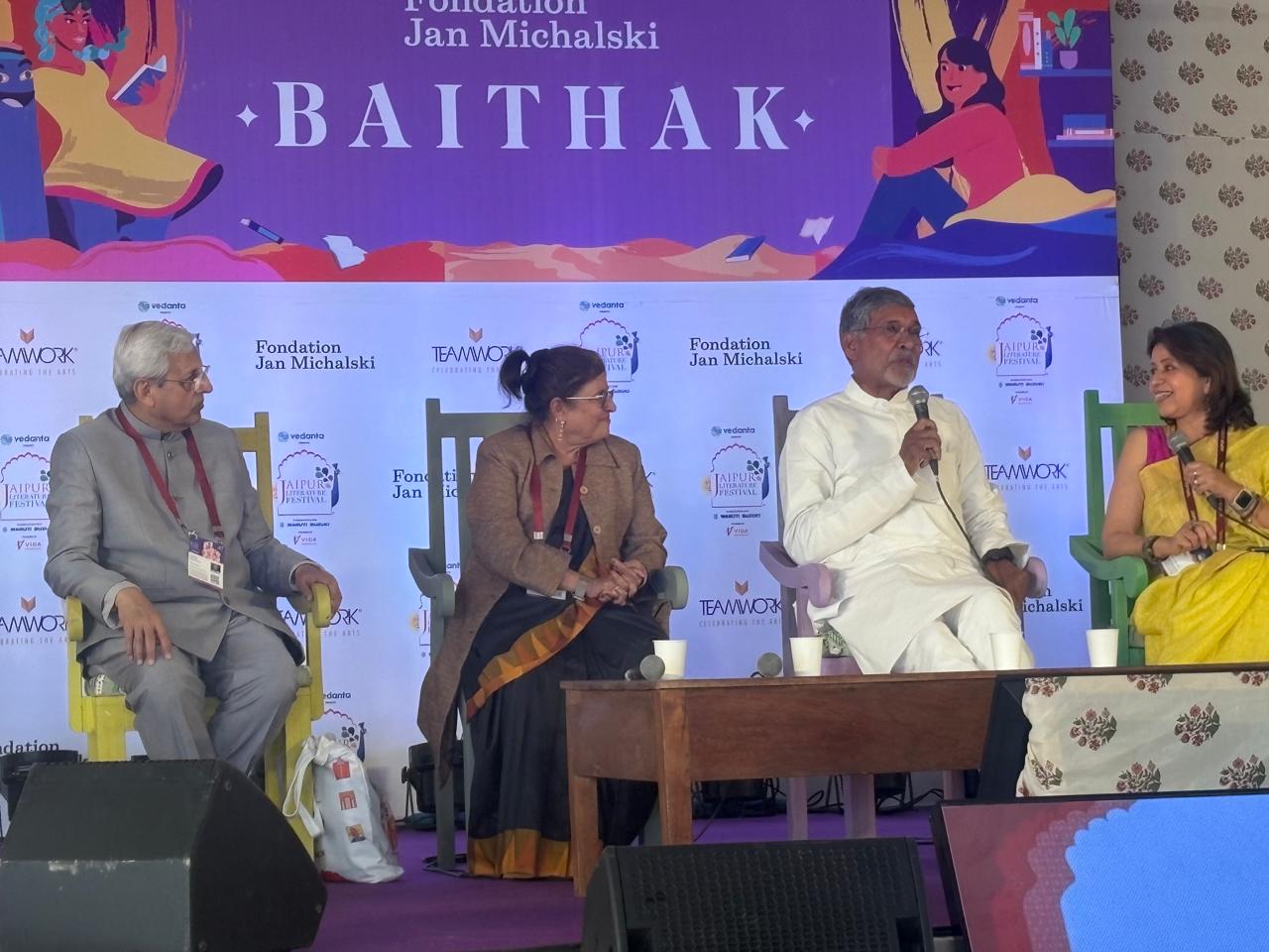 Kailash Satyarthi in JLF