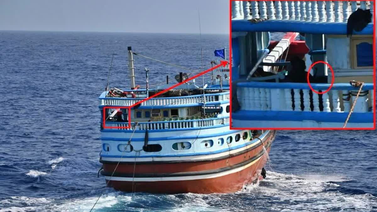 Iranian fishing vessel  Indian Navy rescues operation  Pakistani crew members  Hijacked Iranian ship rescued